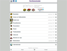 Tablet Screenshot of pietsbloemenboetiek.nl